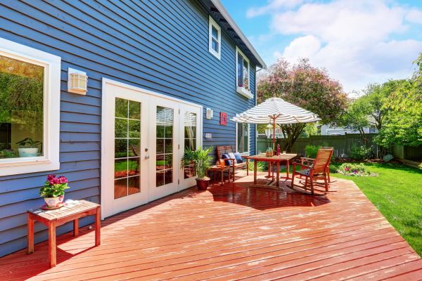 Blue Siding Installation in Wichita