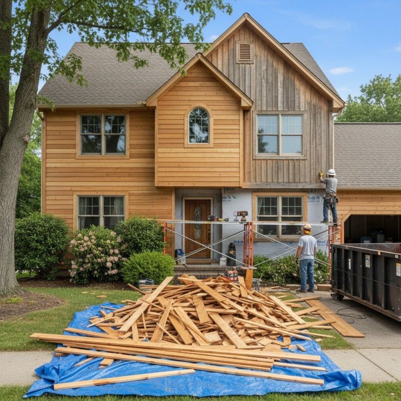 Cedar Siding Installation detail